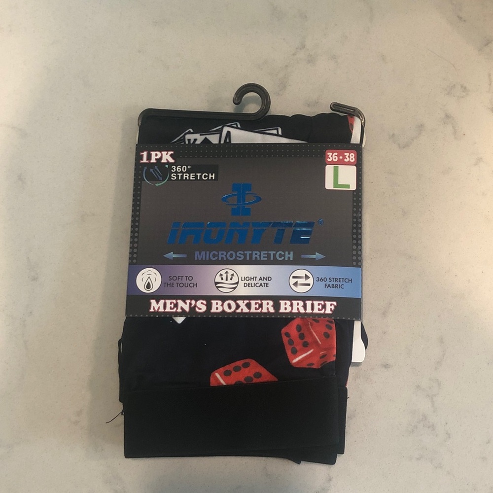 Vegas Men's Boxer Brief- Large